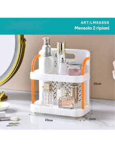 Mensola Organizer 2 Ripiani da Bagno e Cucina –... 2
