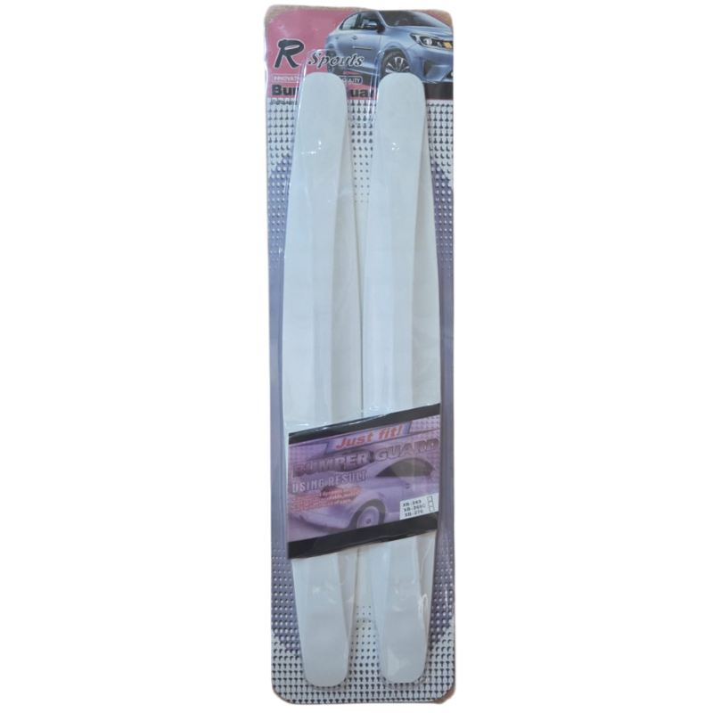 2pz. Strisce paraurti antigraffio BIANCO