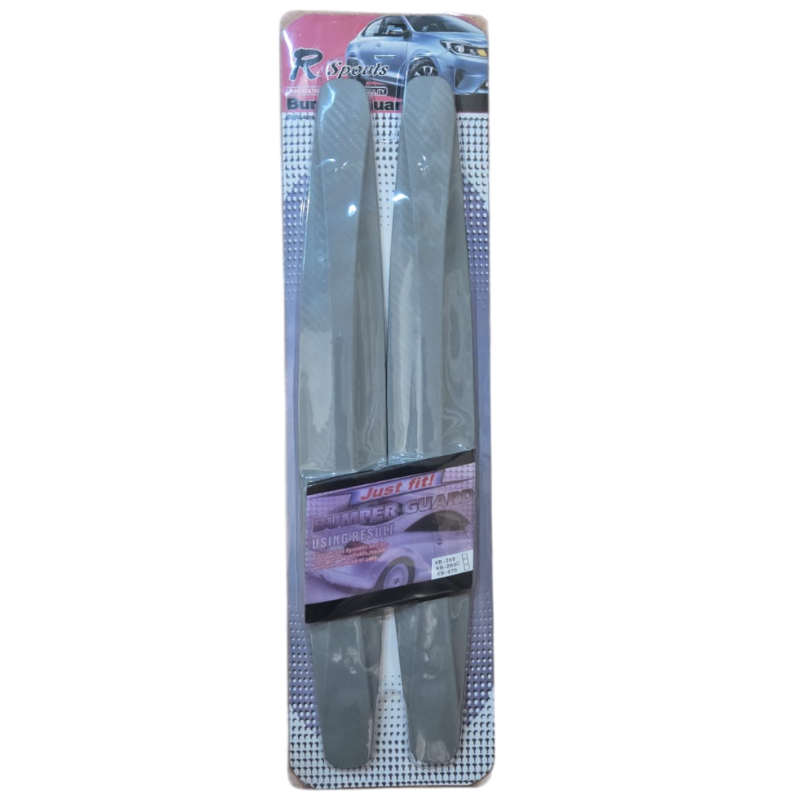 2pz. Strisce paraurti antigraffio GRIGIO