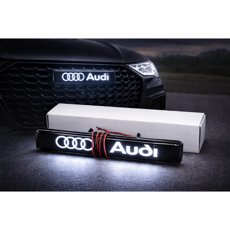 Distintivo griglia anteriore con luce LED Audi