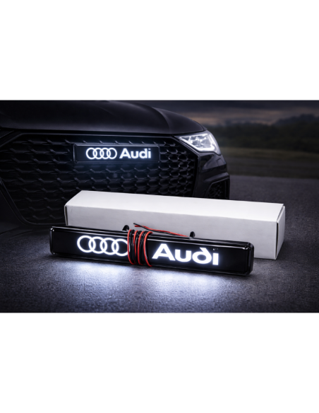 Distintivo griglia anteriore con luce LED Audi
