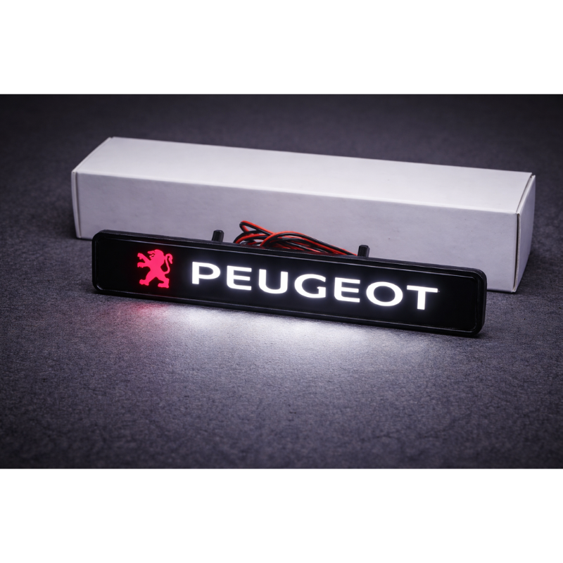 1x Distintivo con logo illuminato con emblema...