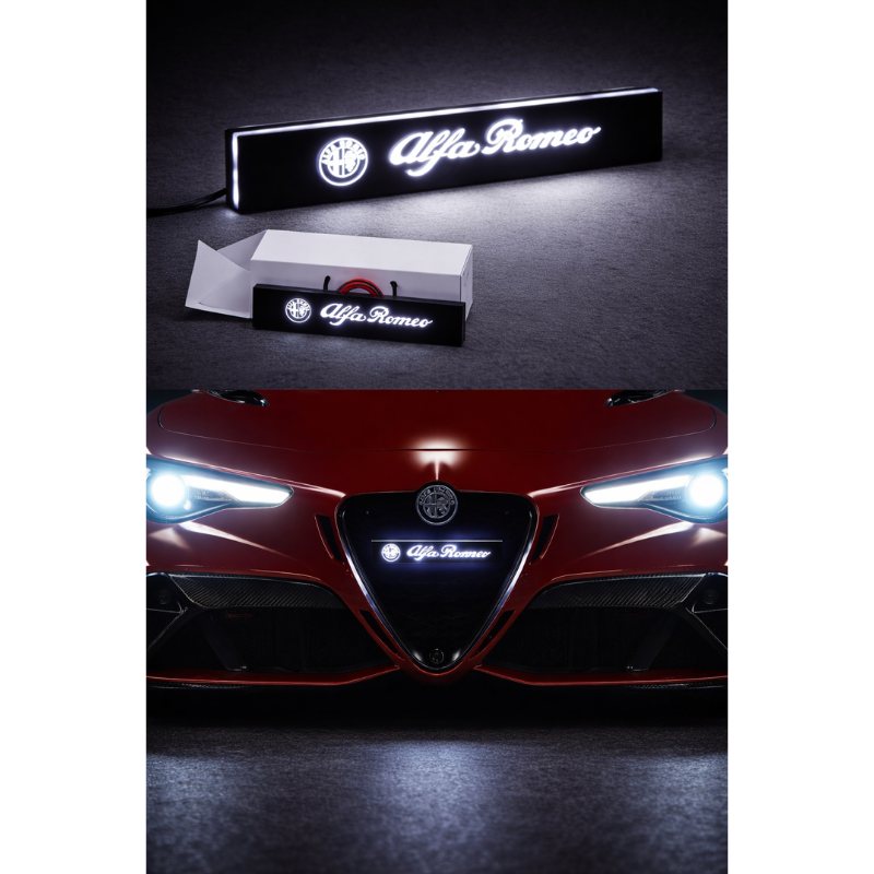 1x Distintivo con logo illuminato con emblema...