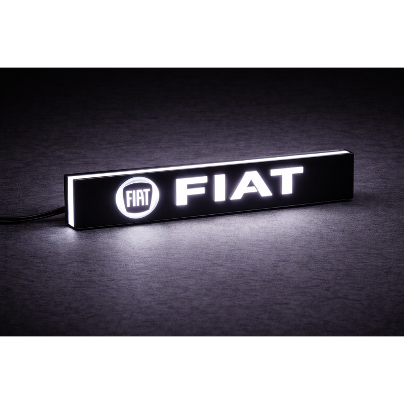 Distintivo LED FIAT Illuminato per Griglia...