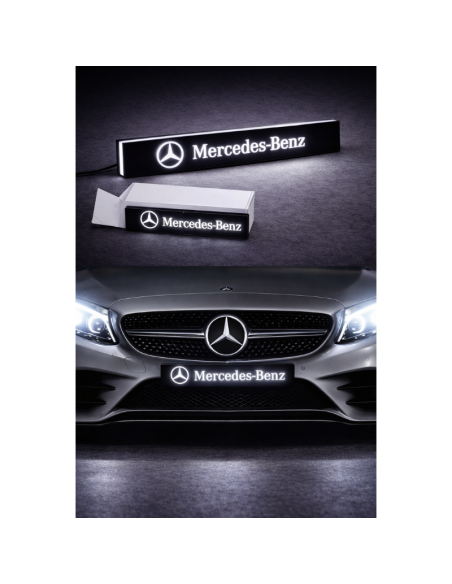 Distintivo griglia anteriore con luce LED Mercedes-Benz