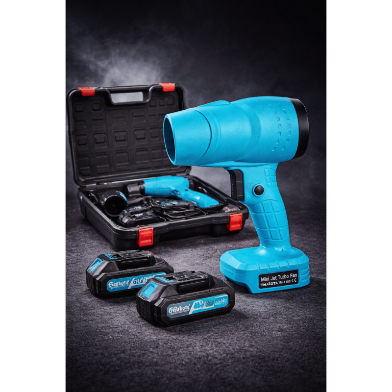 Soffiatore makota mini jet, doppia batteria