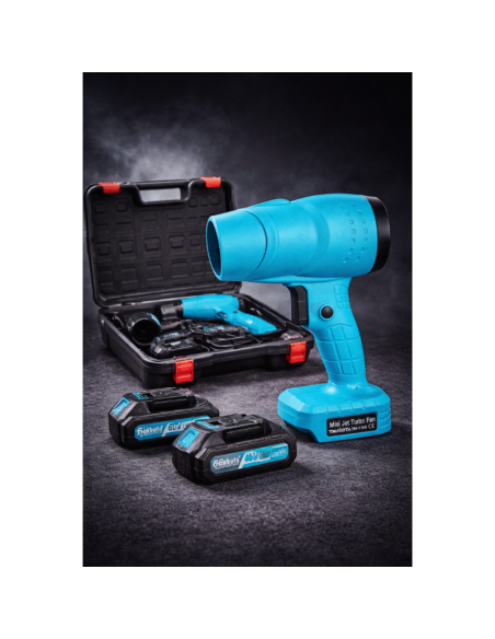 Soffiatore makota mini jet, doppia batteria