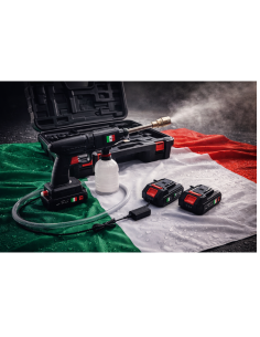 Idropulitrice, Portatile 2x Batterie Litio, cavo 5M, 230V
