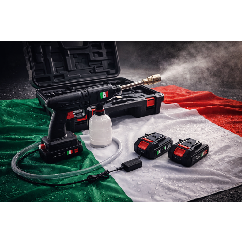 Idropulitrice Portatile a Batteria Pro – Doppia...