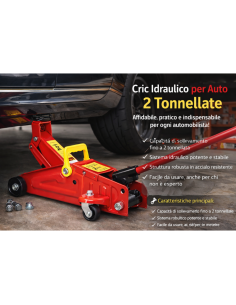 Cric Idraulico per Auto 2T – Potenza, Sicurezza e... 2