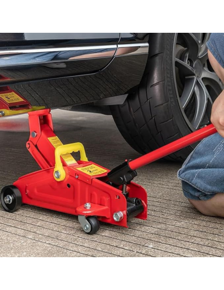 Cric Idraulico per Auto 2T – Potenza, Sicurezza e Affidabilità Professionale