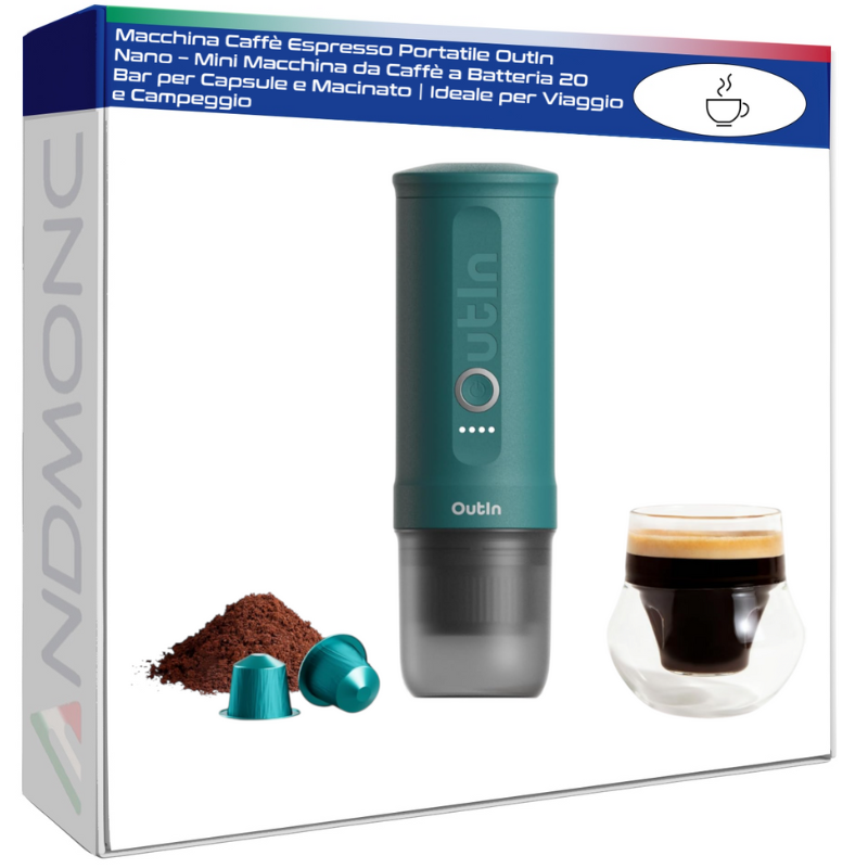 Macchina Caffè Espresso Portatile OutIn Nano –...