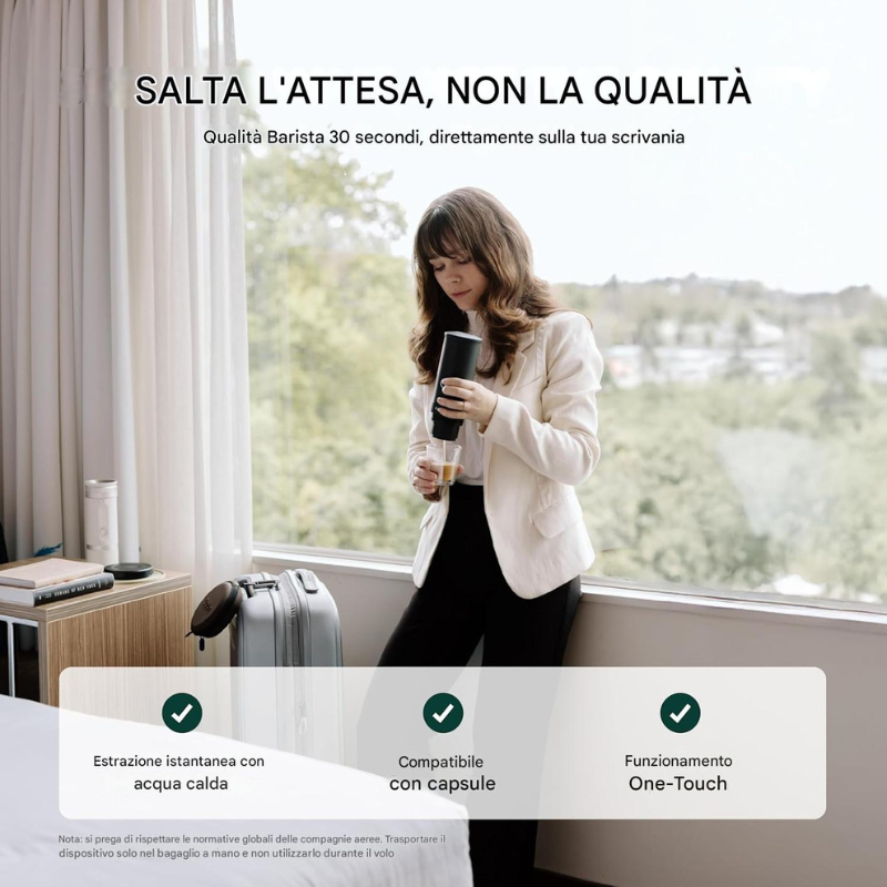 Macchina Caffè Espresso Portatile OutIn Nano –...