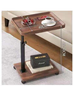 Tavolino da Letto e Divano Regolabile con Ruote – Tavolo... 2