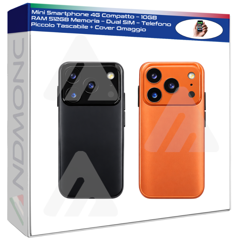 Mini Smartphone 4G Compatto – 10GB RAM 512GB...