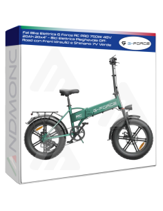 Fat Bike Elettrica G Force RC PRO 750W 48V 20Ah 20x4 Verde
