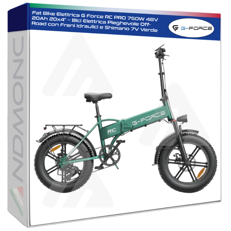 Fat Bike Elettrica G Force RC PRO 750W 48V 20Ah...