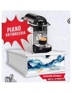Portacialde Antimacchia Effetto Marmo Blu – Supporto... 2