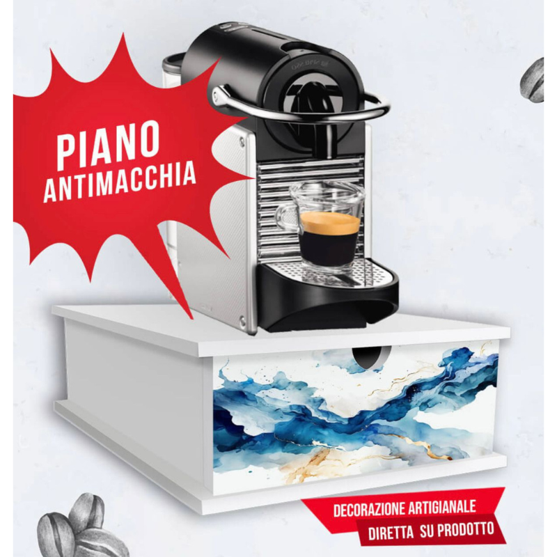 Portacialde Antimacchia Effetto Marmo Blu –...