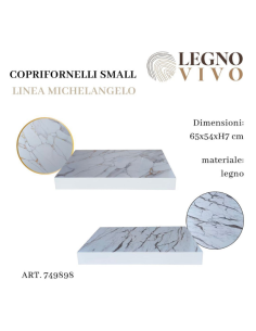 Coprifornelli Small Effetto Marmo – Copripiano Cucina in... 2
