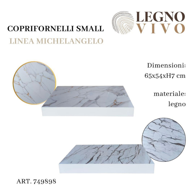 Coprifornelli Small Effetto Marmo – Copripiano...