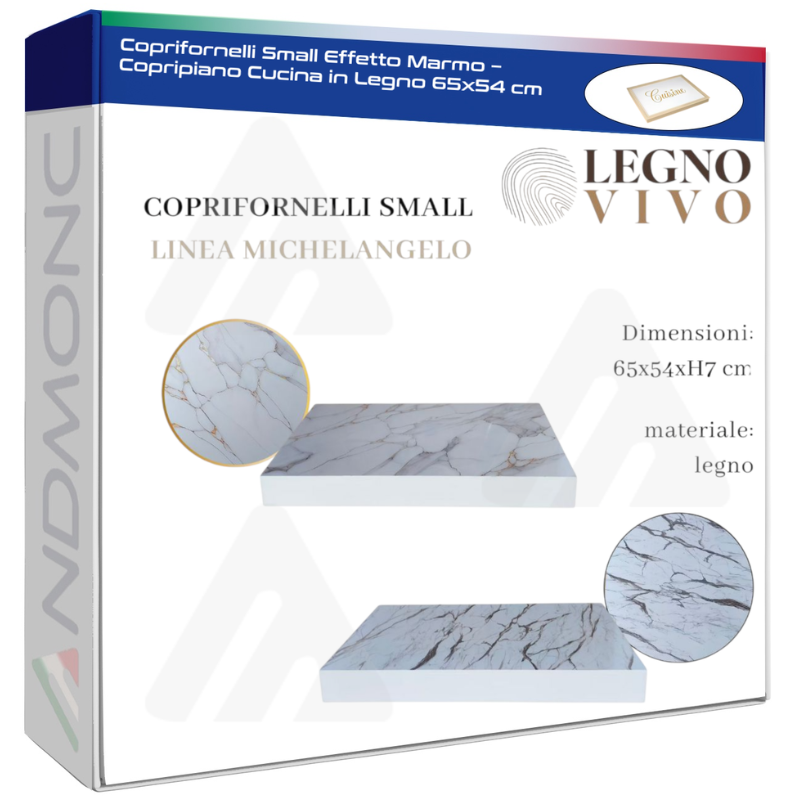 Coprifornelli Small Effetto Marmo – Copripiano...