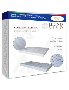 Coprifornelli Big Effetto Marmo – Copripiano Cucina in...