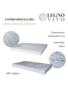 Coprifornelli Big Effetto Marmo – Copripiano Cucina in... 2