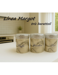 Tris Barattoli Cucina Linea Margot – Set Caffè Zucchero... 2