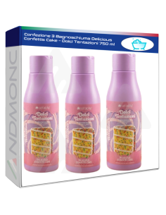 Confezione 3 Bagnoschiuma Delicious Confettis Cake –...