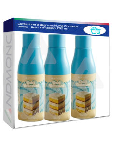 Confezione 3 Bagnoschiuma Coconut Vanilla – Dolci...
