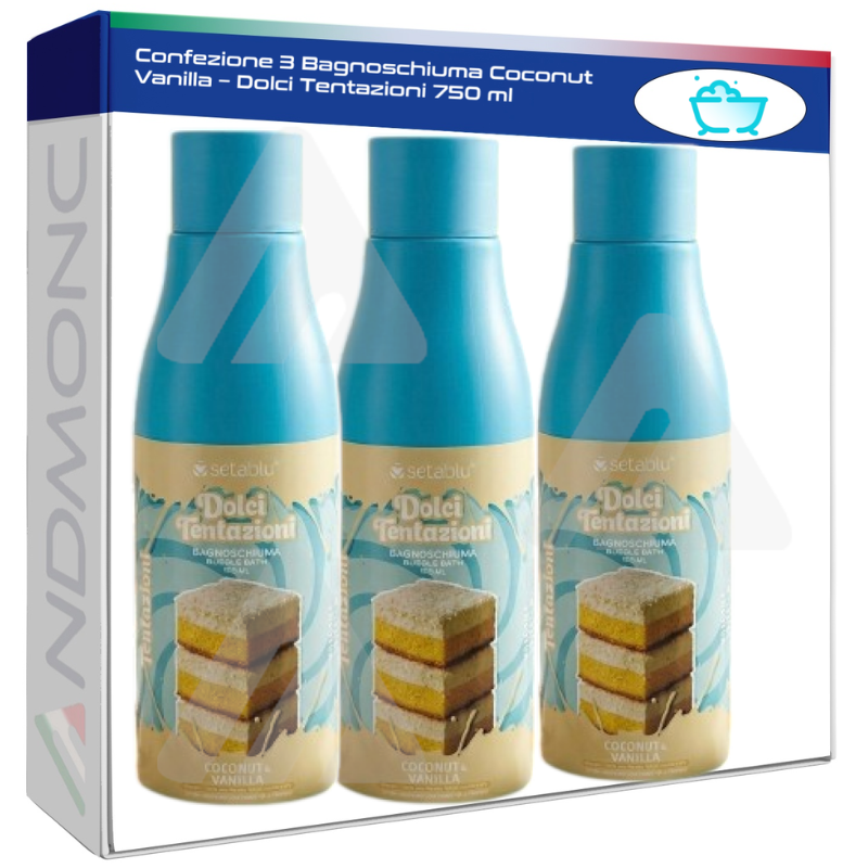 Confezione 3 Bagnoschiuma Coconut Vanilla –...