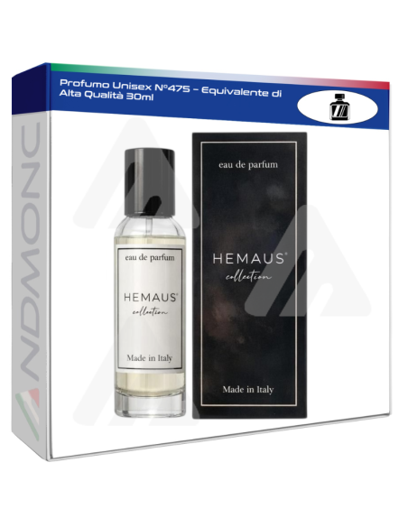 Profumo Unisex N°475 – Equivalente di Alta Qualità 30ml
