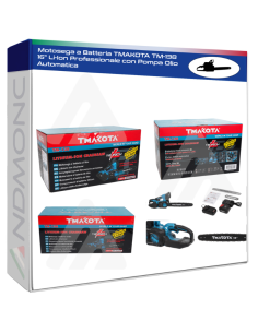 Motosega a Batteria TMAKOTA TM-138 16" Li-Ion...