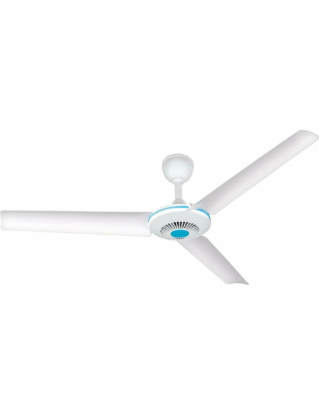 Ventilatore da Soffitto Portatile 23W con 3 Pale Ø 90 cm – Silenzioso con Gancio e Interruttore