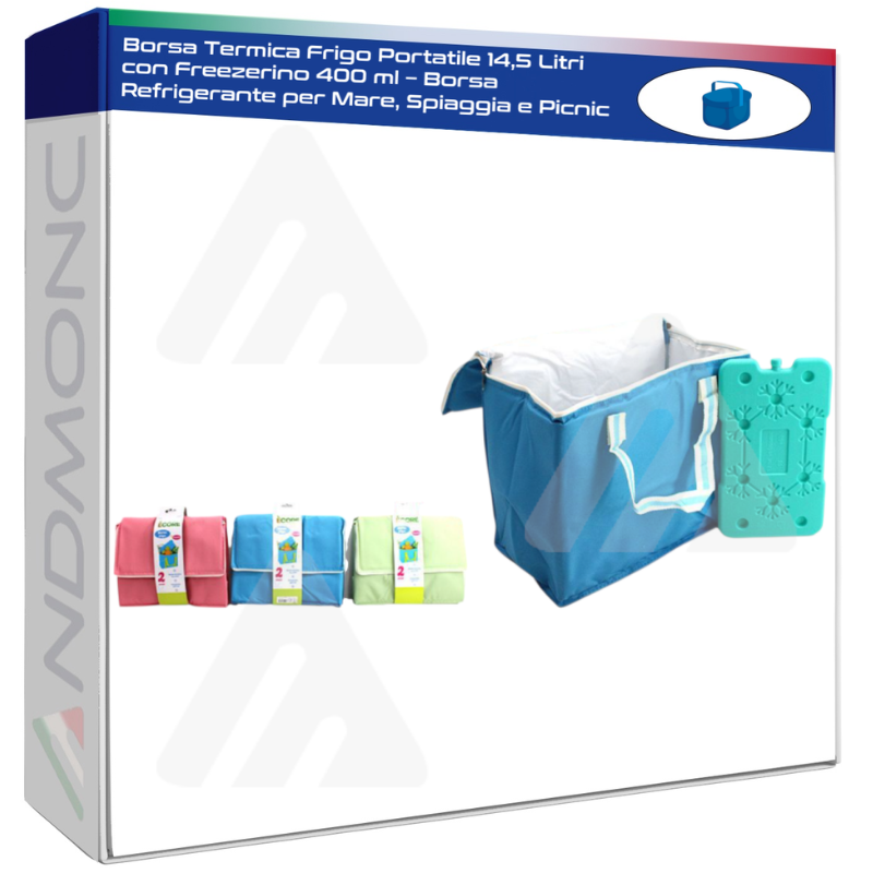 Borsa Termica Frigo Portatile 14,5 Litri con...