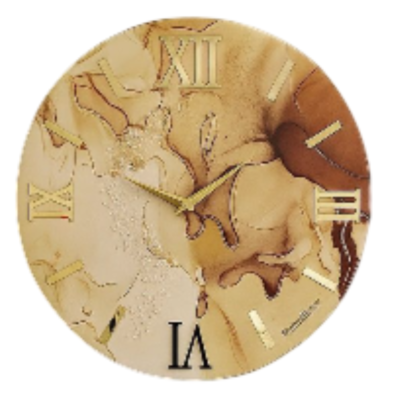 Orologio da Parete Moderno 40 cm Effetto Marmo...