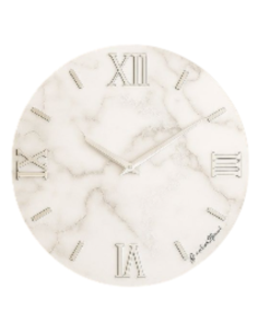 Orologio da Parete Moderno 60 cm Effetto Marmo Bianco in... 2