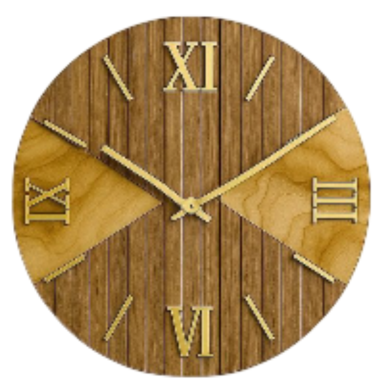Orologio da Parete Moderno 40 cm Effetto Legno...