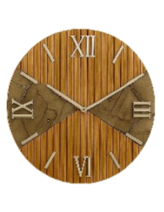 Orologio da Parete Moderno 60 cm Effetto Legno e Marmo... 2