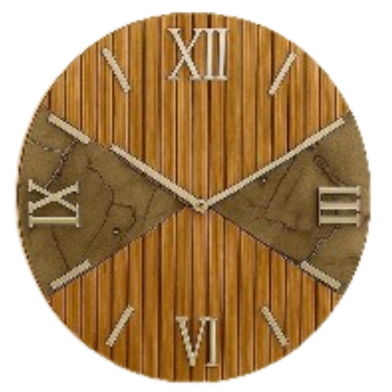 Orologio da Parete Moderno 60 cm Effetto Legno...