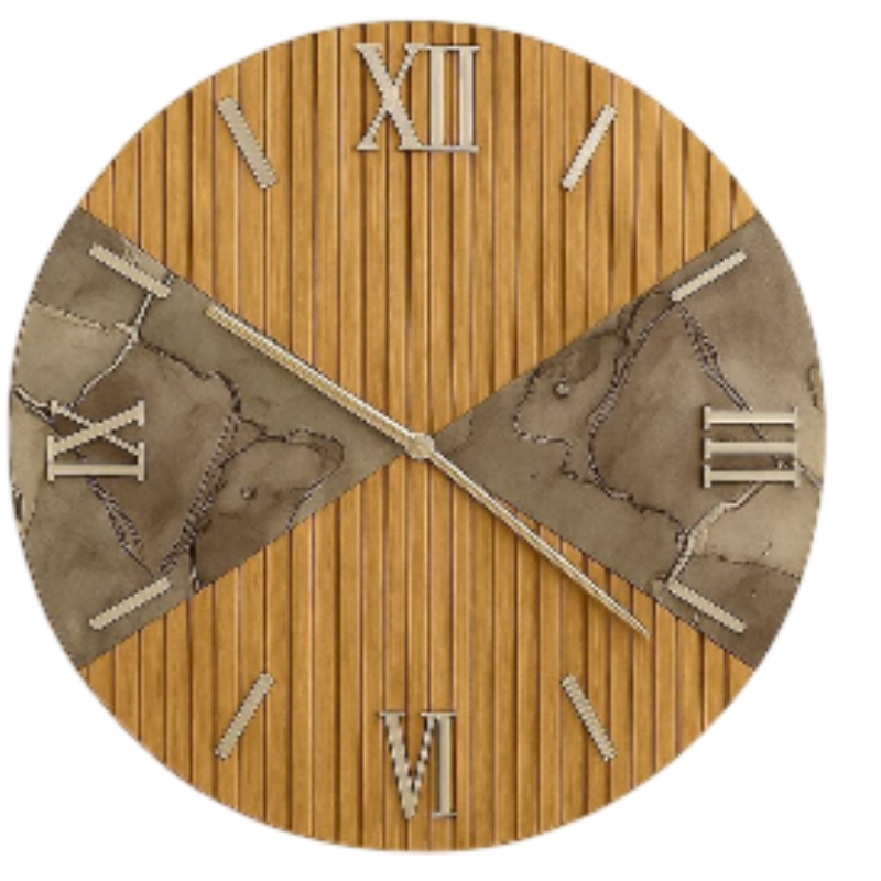Orologio da Parete Moderno 80 cm Effetto Legno...
