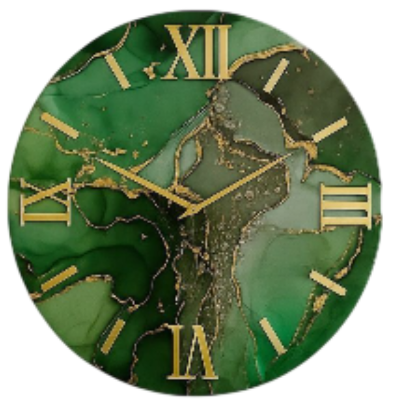 Orologio da Parete Moderno 40 cm Verde Smeraldo...