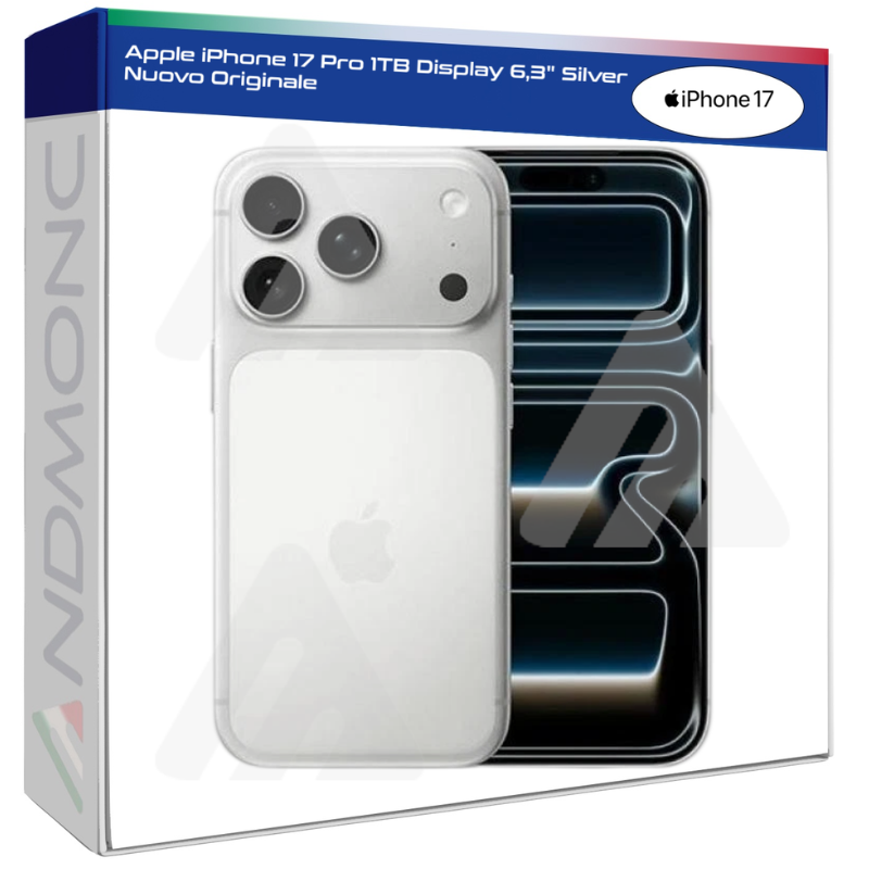 Apple iPhone 17 Pro 1TB Display 6,3" Silver...