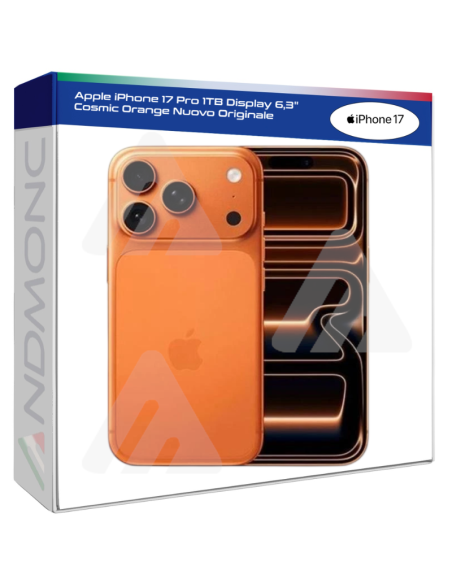 Apple iPhone 17 Pro 1TB Display 6,3" Cosmic Orange Nuovo Originale