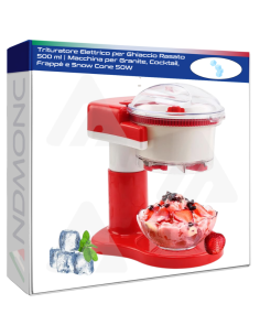 Trituratore Elettrico per Ghiaccio Rasato 500 ml |...