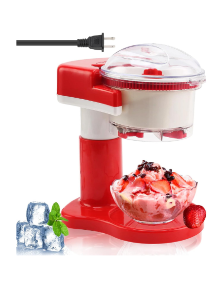 Trituratore Elettrico per Ghiaccio Rasato 500 ml | Macchina per Granite, Cocktail, Frappè e Snow Cone 50W