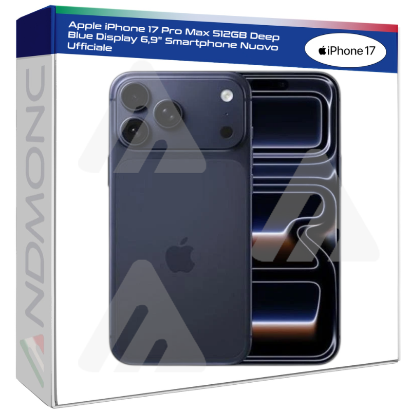 Apple iPhone 17 Pro Max 512GB Deep Blue Display...