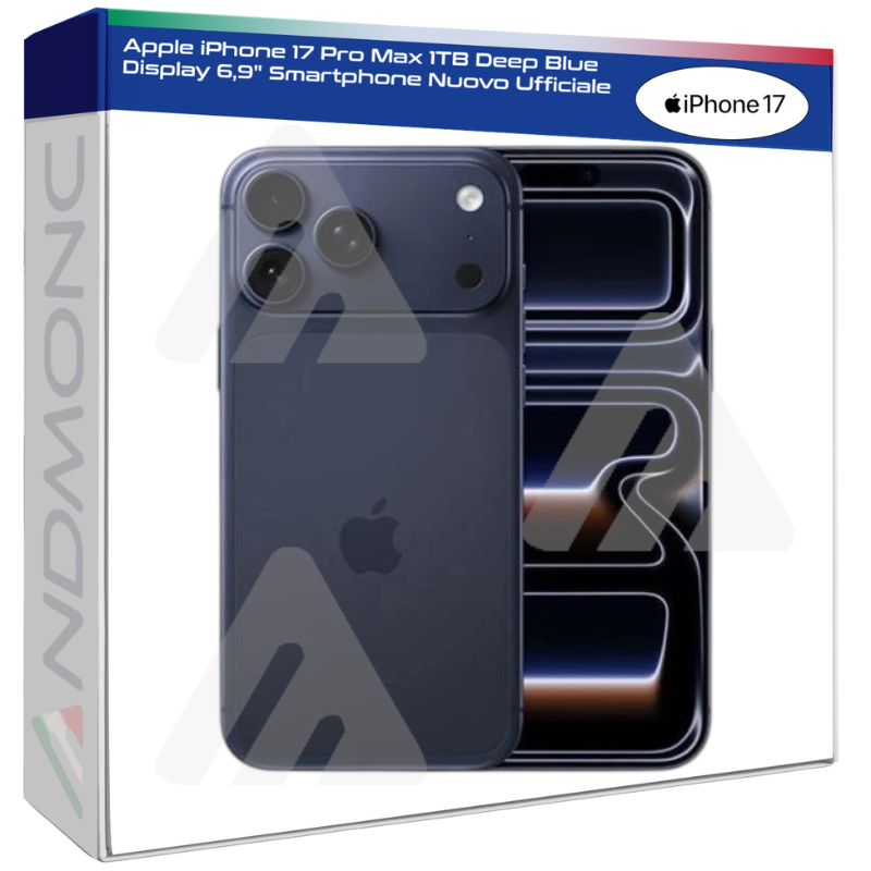 Apple iPhone 17 Pro Max 1TB Deep Blue Display...