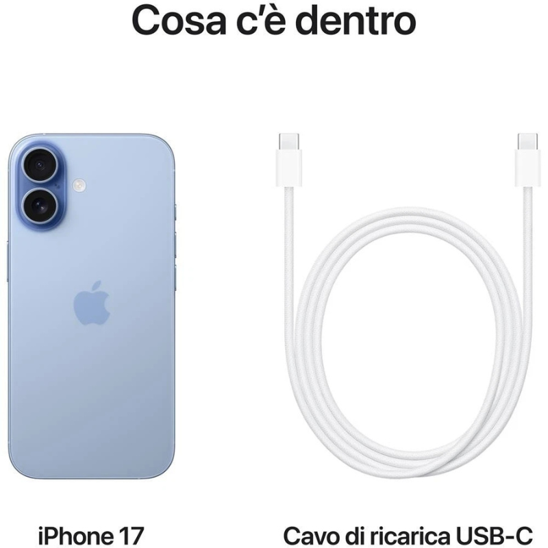 Apple iPhone 17 512GB Mist Blue Display 6,3...